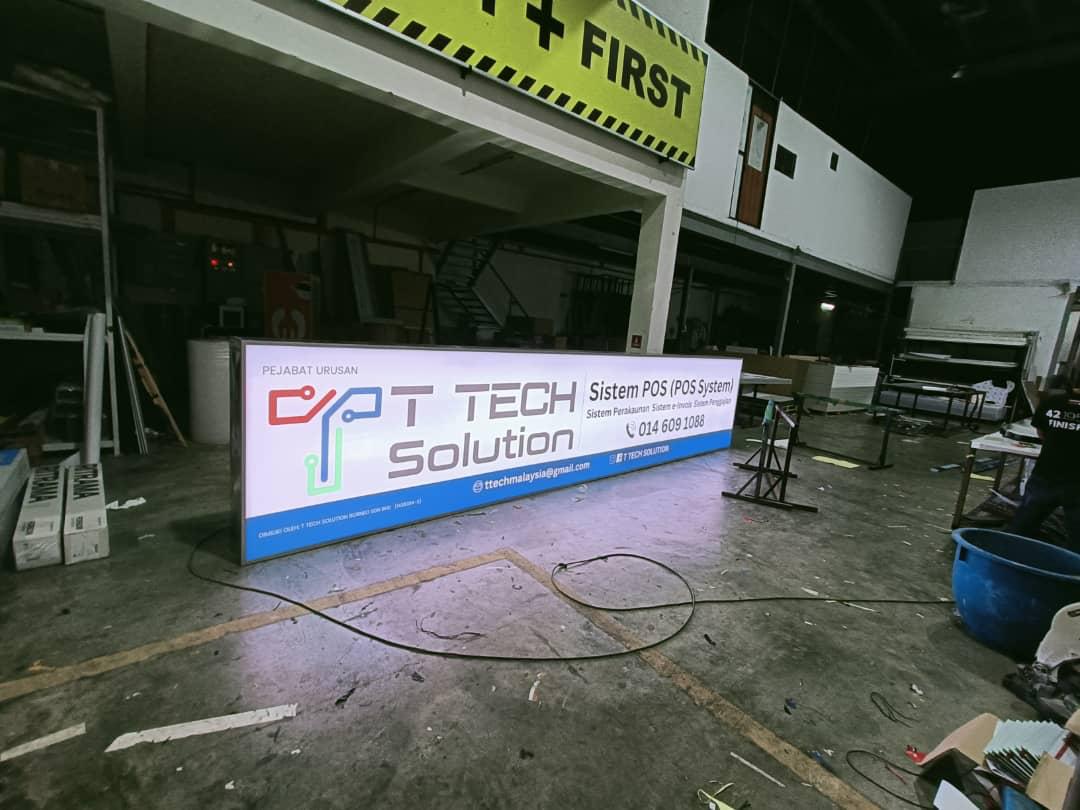 Lightbox signboard made by A&T Signboard Johor Bahru
