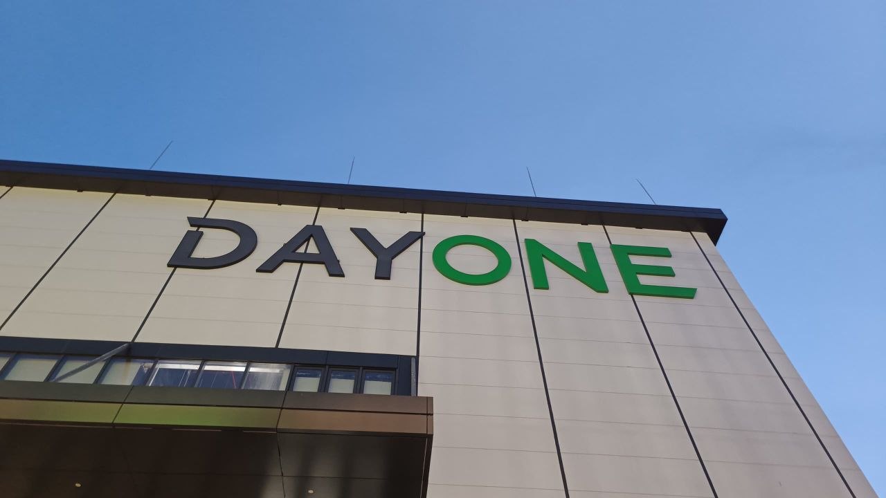 DayOne Data Centre main building signboard DAYONE aluminium box-up Iskandar Puteri Johor